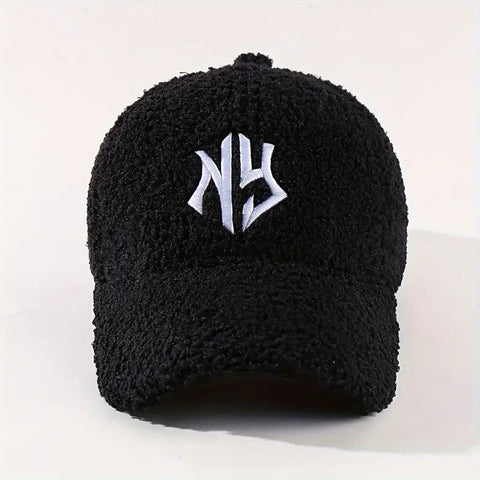 New York Embroidery Warm Winter Baseball Cap