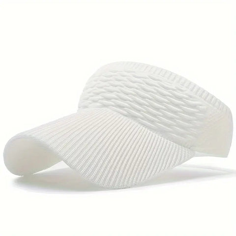 Casual Elastic Knitted Cap  For Outdoor Sports And Sun Protection