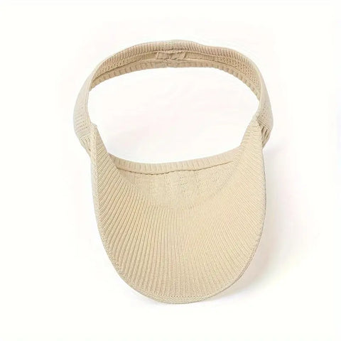 Casual Elastic Knitted Cap  For Outdoor Sports And Sun Protection