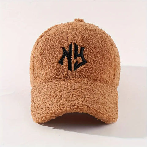 New York Embroidery Warm Winter Baseball Cap