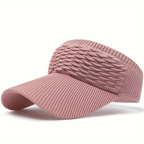 Casual Elastic Knitted Cap  For Outdoor Sports And Sun Protection