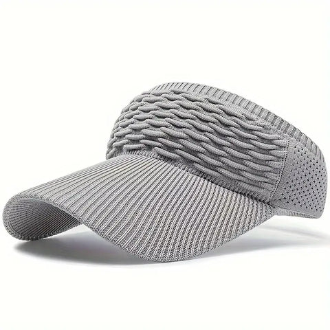 Casual Elastic Knitted Cap  For Outdoor Sports And Sun Protection