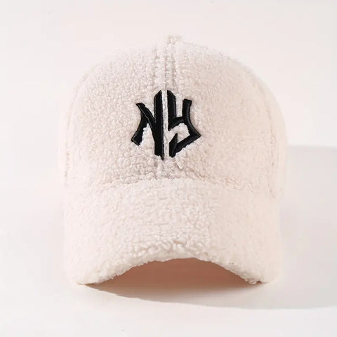 New York Embroidery Warm Winter Baseball Cap